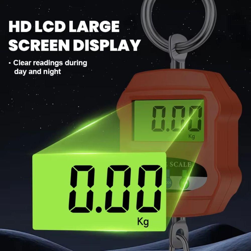 300kg Weighing Capacity Portable Heavy Duty Hook Weighing Scale Electronic Weight Balance  Farm Use