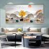 Modern Abstract Decorative Painting Deer Tree Ribbon Canvas Prints Wall Art Pictures for Living Room Light Luxury  Home Decor