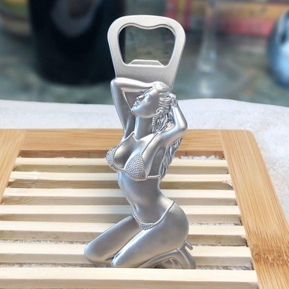 Beauty Woman Bottle Opener Alloy Beer Opener Metal Auspicious Dragon Bottle Opener