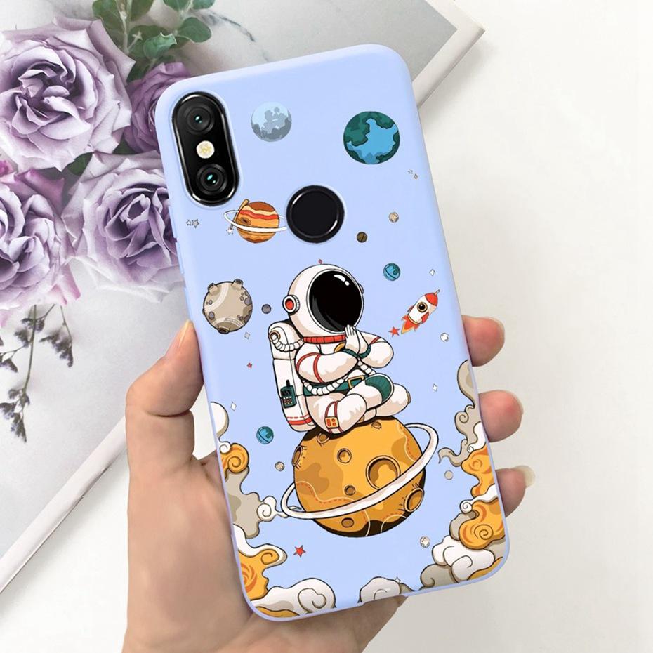 Case For Xiaomi Mi A2 Lite 5.84" Cute Animal Cartoon Candy Color Soft Silicone Phone Bumper For Xiaomi Mi A2lite Back Cover