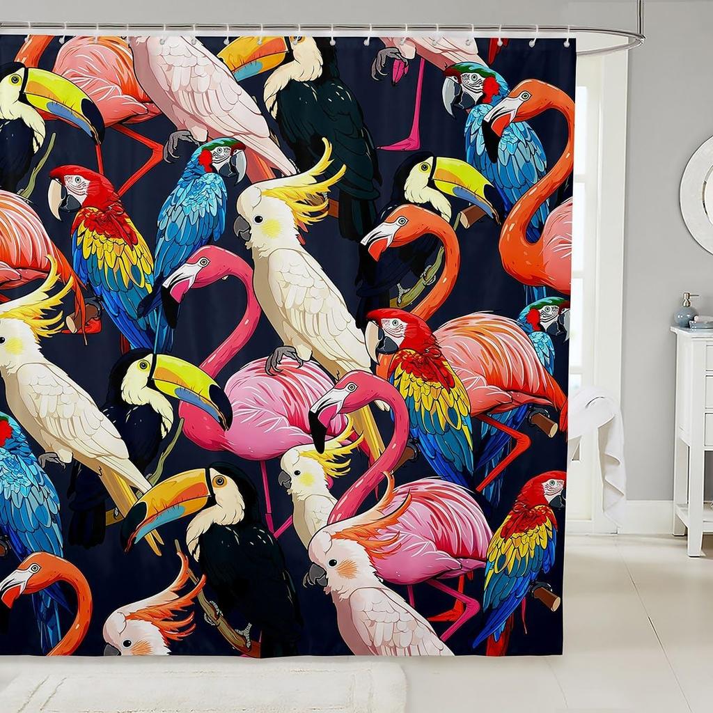 Ocean Wave Shower Curtain Japanese Hokusai Bathroom Shower Curtain Sets for Young Vintage Abstract Sea Waves Fabric Shower