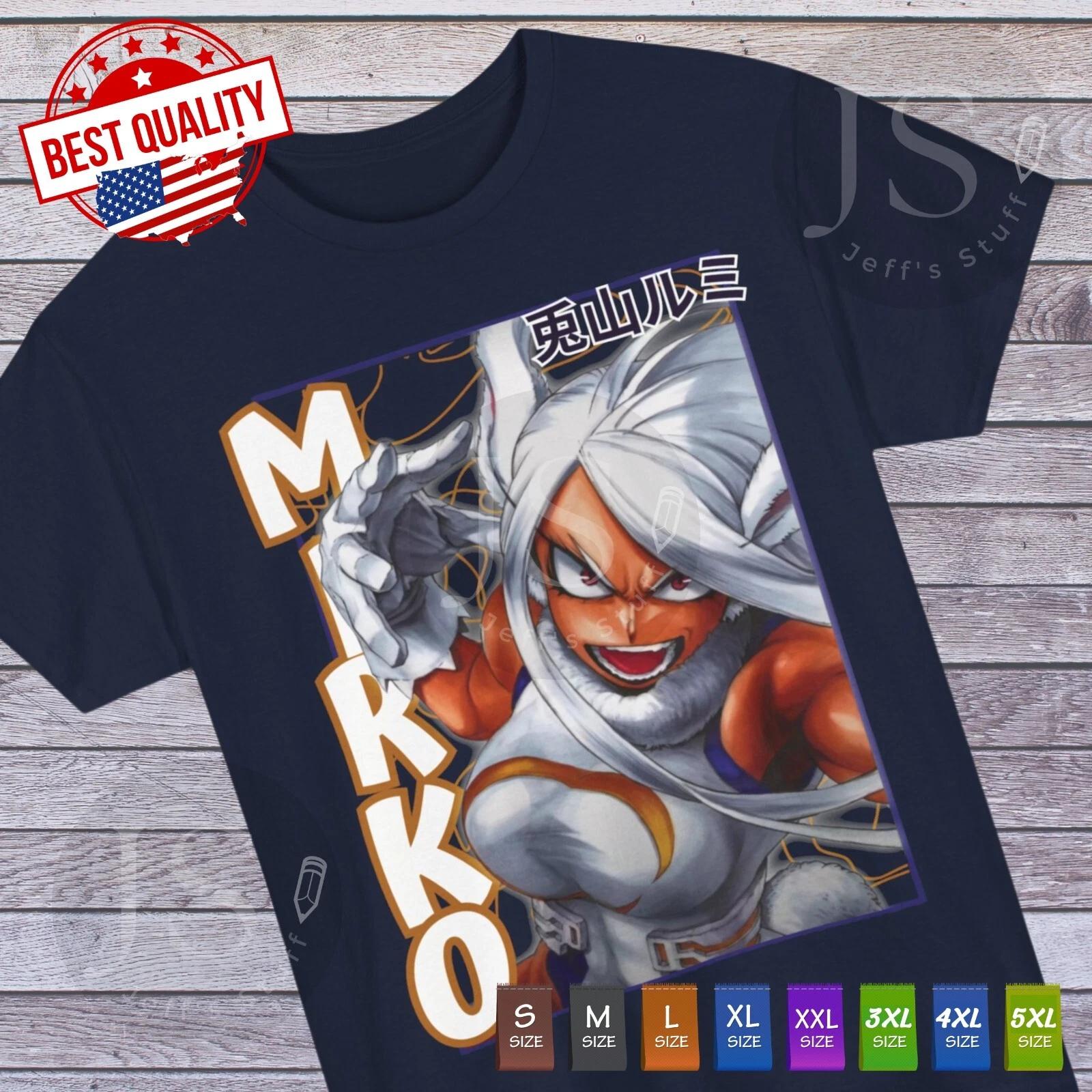 

My Hero Academia Mirko T Shirt Waifu Anime Manga Japanese Cosplay Ecchi Geek Tee S