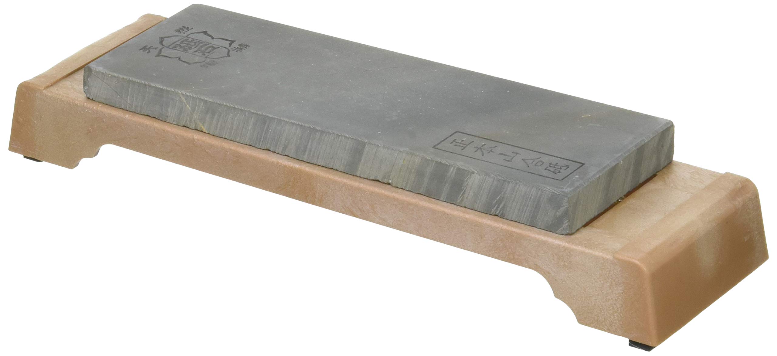 

Натуральный композитный точильный камень Kamejirushi с пластиковой коробкой (Масамотояма Композит) 100мм, подставка,