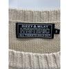 HYSTERIC GLAMOUR 02233NS06 TEDDY Cotton Jacquard Sweater tops S IvoryUsed