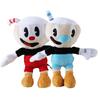 23CM Cartoon Cuphead Plüschtiere Spiel Mugman Plüschpuppe Weiches Puphead Kuscheltier Für Kinder Kinder Geburtstag Weihnachtsgeschenke