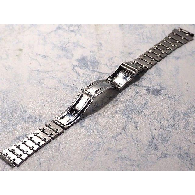 Used ORIENT Genuine Stainless Steel Belt Lug Width Approx. 18.0mm Men's Watch Strap Used Vintage [TS046]