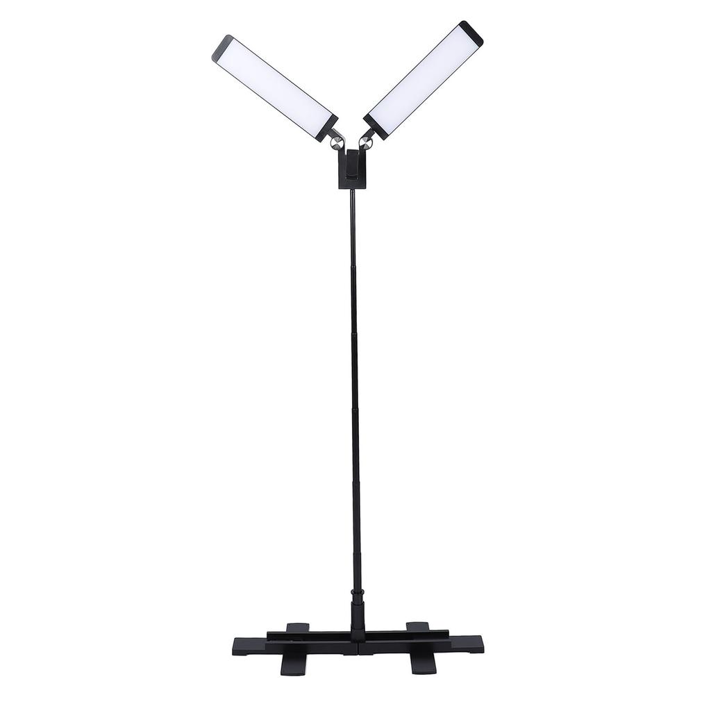 Fill Light Foldable Double Arms RGB Rotating Remote Control 3000‑7500K Infinitely Dimmable with