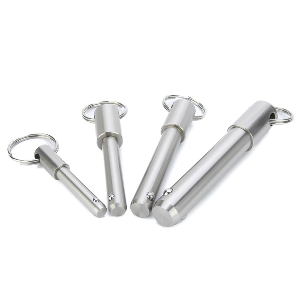 Dia 5~25mm Usable Length 10~100mm Spring Pins All Stainless Steel Pin Quick Release Pin Ball Lock Pins With Ring