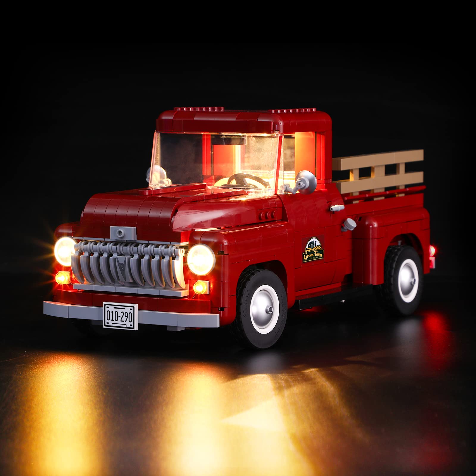 

Комплект светодиодных фонарей BRIKSMAX для пикапов, совместимый с набором Lego 10290, не - (Лего включено)