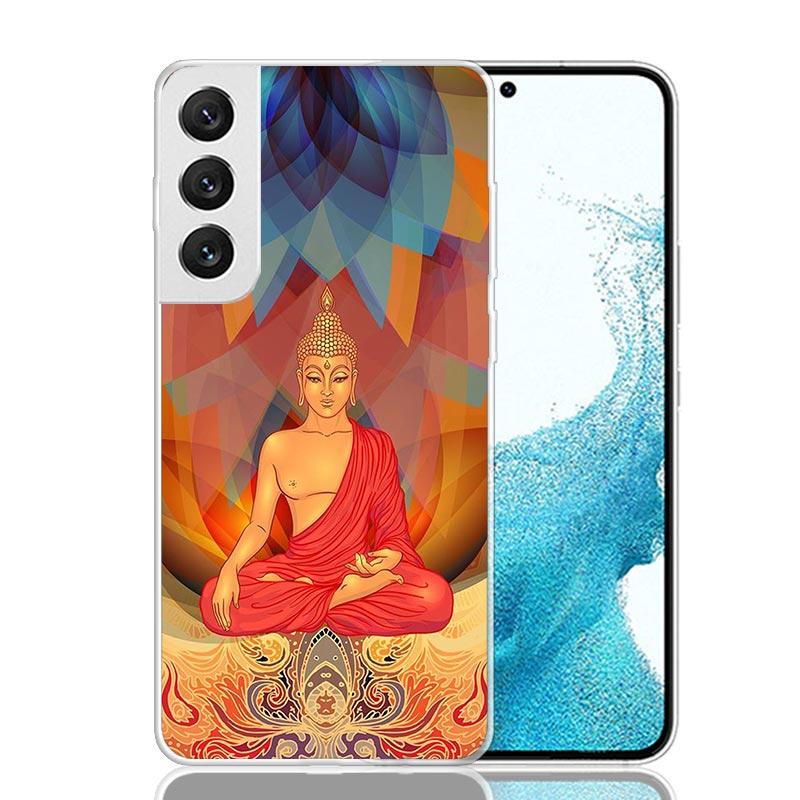 Gautama Buddha Budha Belief Phone Case For Samsung Galaxy S25 S24 S23 S22 S21 FE S20 Ultra S10 Plus Art Customized Coque Capa S2