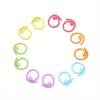 Metal Spiral Weaving Tool: Baked Paint Colored Marker Buckle, DIY Positioning Ring.