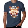 Sky Above Me Earth Below Me Fire Within Me T-Shirt blanks vintage anime shirt hippie clothes Men's cotton t-shirt