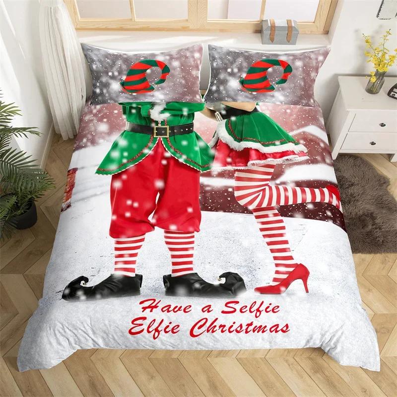 Comforter Lovely Cat Comforter Merry Christmas Bedding Set Cute Animal Themed King Microfiber Cartoon Kitten Pet Bed Set