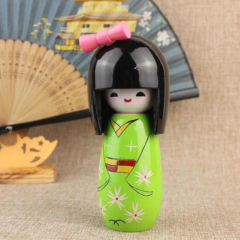 Japanese Puppet Doll Kimono Sakura Cartoon Dolls Home Decoration Cuisine Sushi Restaurant Ornament Girl Cute Desktop Gift 1/3Pcs