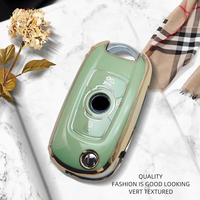 

Роскошный откидной чехол для дистанционного ключа автомобиля, полное покрытие для Buick Verano Encore GX GL6 для Opel Vauxhall Astra K Corsa E Auto C Only Key Case