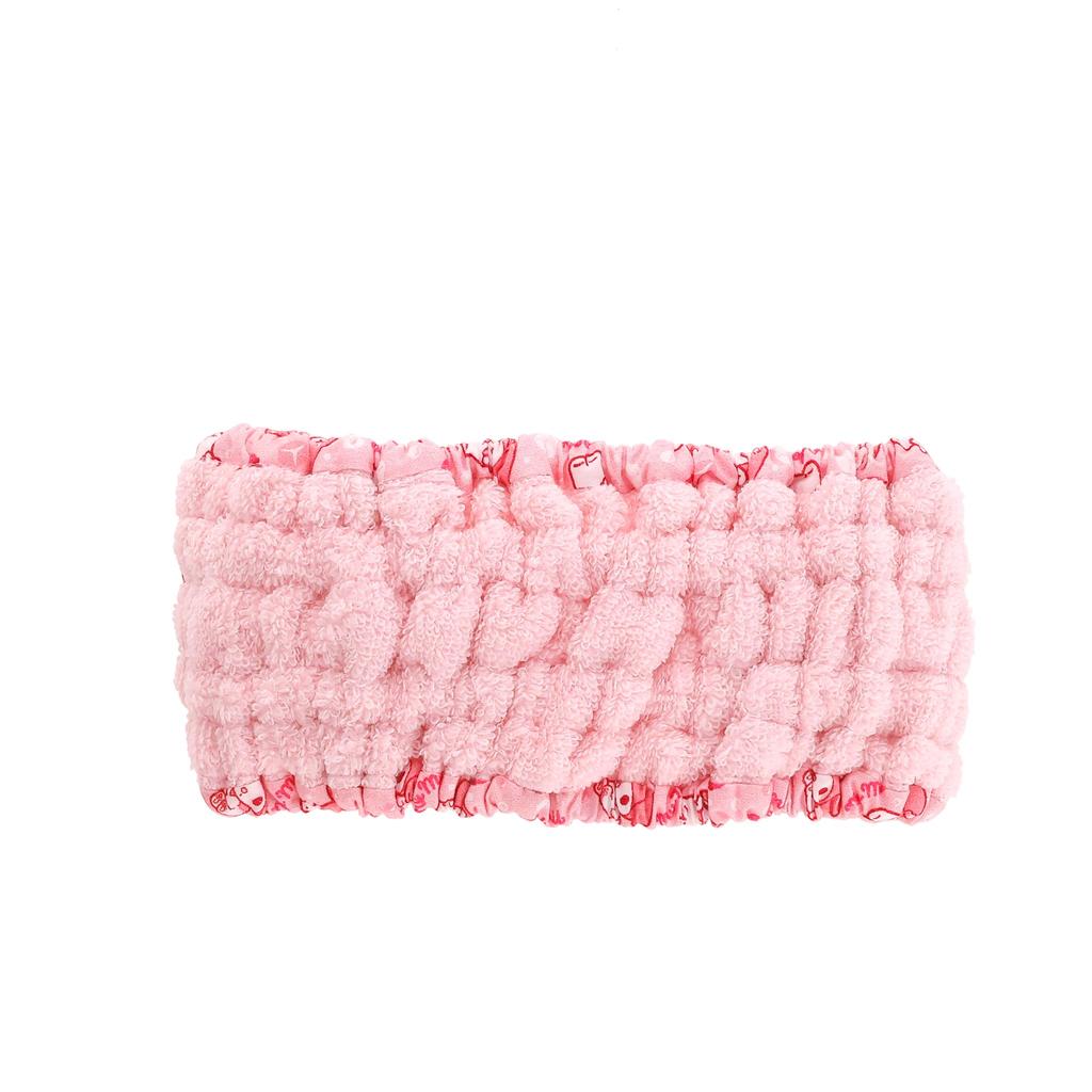 Marushin Sanrio My Melody Relax Berry Perfect for Face Washing and Antibacterial and 3725019200 Hairband, Makeup, Fluffy, Non-Twist Yarn, Deodorizing,