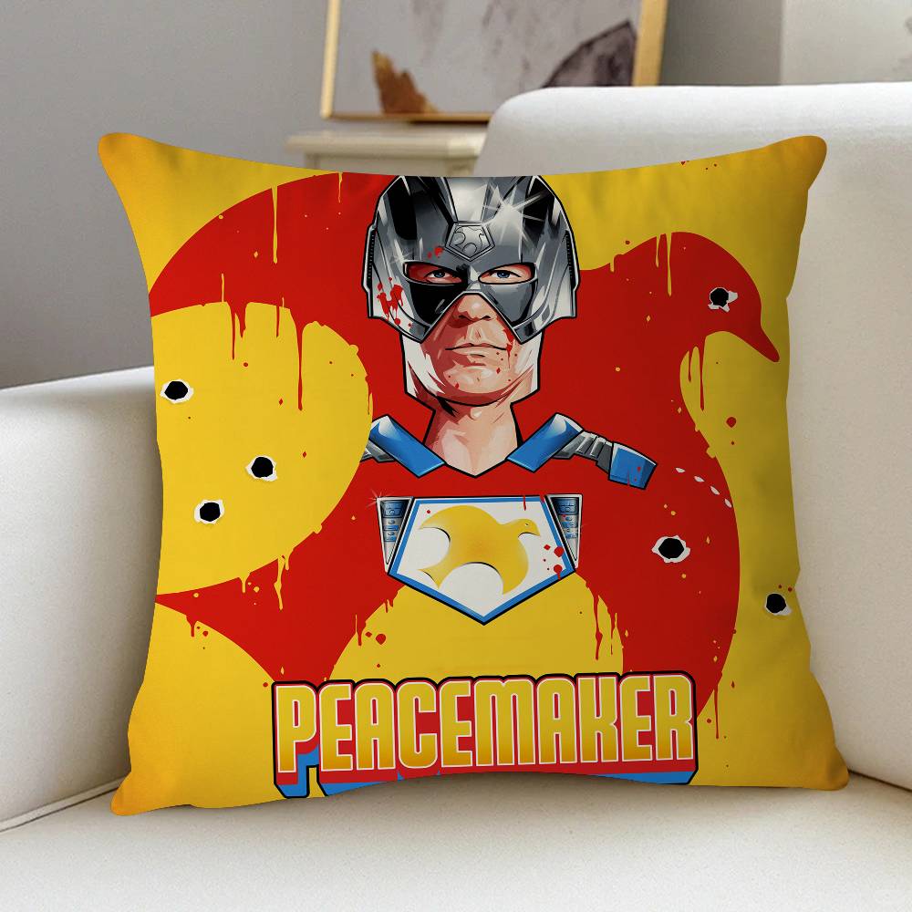 Film P-Fredsmäklare Kuddfodral Bil Prydnadskuddfodral För Soffa Bil Julklapp 40x40cm 45x45cm