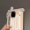 Yes & No Couple Design Case For iPhone 17 Air 16 15 14 13 12 11 Pro Max Plus X Litchi Texture Soft Shockproof Protective Cover