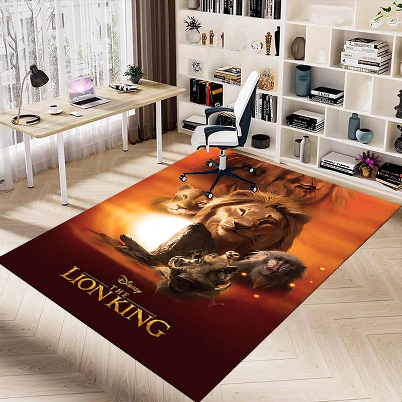1pc Disney Lion King Carpet Office Rug Mat Home Decor Area Carpet Festival Gift Office desk chair carpet Longlasting Material1107L