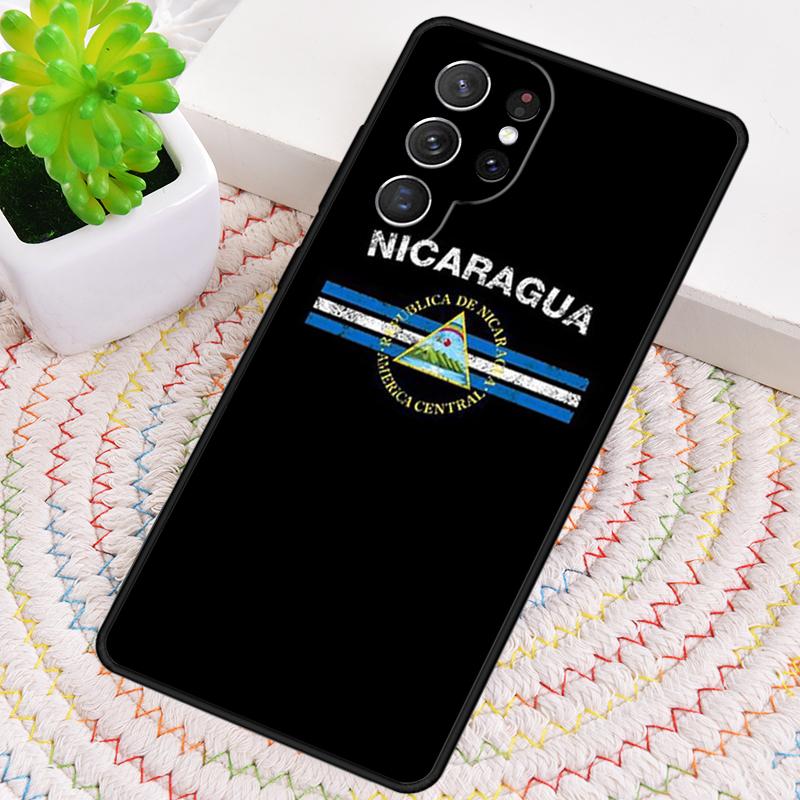 

Nicaragua Flag Silicone Phone Case For Samsung Galaxy note 10 pro S26 S25 S24 S23 S22 S21 Plus S25Ultra Capa Cover Galaxy S25