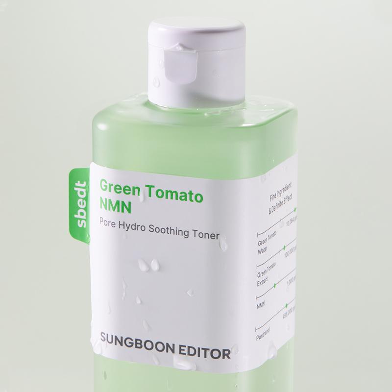 SUNGBOON EDITOR Zelený rajčatový NMN pór hydratační zklidňující toner 350 ml