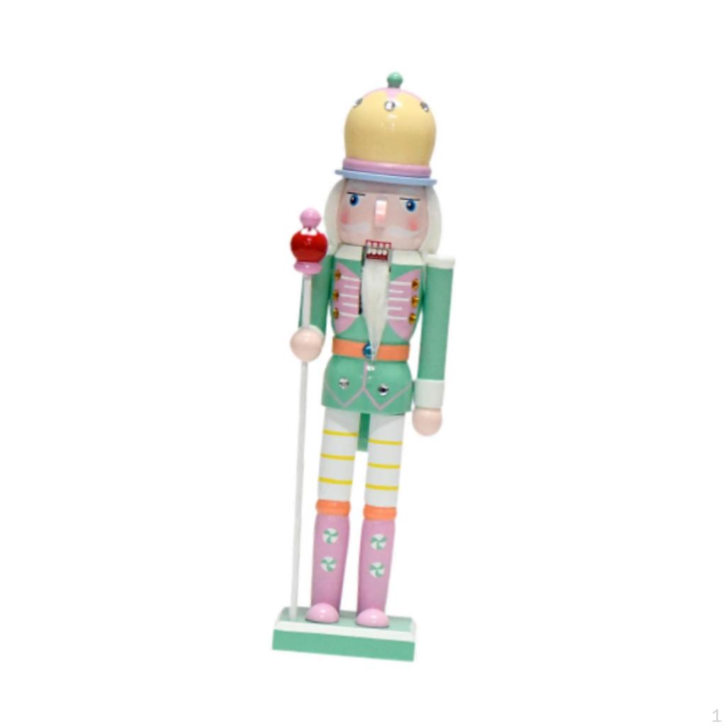 Nutcracker Ornaments Christmas Photo Props Painted Decorative Traditional Desktop Decor