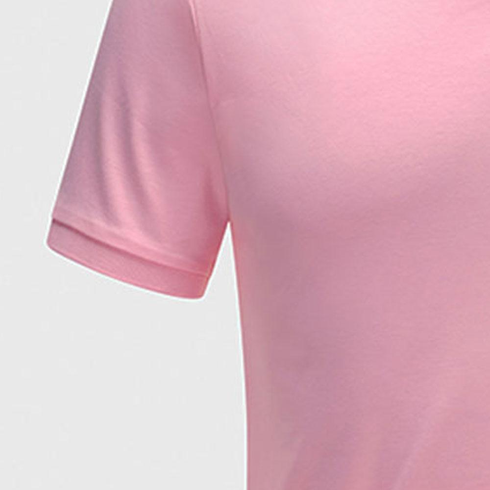 Polo Ralph Lauren Solid Color Logo Embroidered Pullover Casual Loose Short Sleeve Polo Shirt Men Polo Shirts Pink 710870645-026