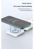 15W Magnetic Wireless Charger: Apple Fast Charging for Earphones, Watch, Phone with Folding Stand
