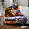 Transformers Fans (2) Customize Text Blanket Throw Customizable Blanket Soft & Cozy Perfect for Chair Livingroom Home Decor Bed All-Season Use