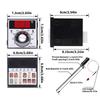 Professional 10A/30A 220V/380V Microwave Temperature Controller Protective Energy Saving Kitchen Appliance Part