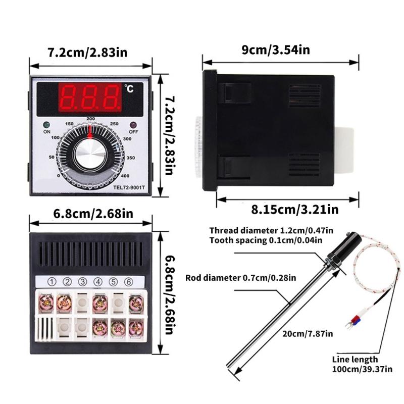 Professional 10A/30A 220V/380V Microwave Temperature Controller Protective Energy Saving Kitchen Appliance Part