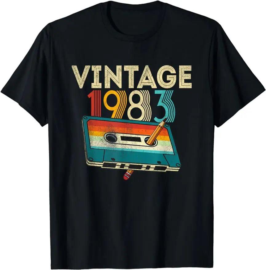 Unisexs 43st Birthday Tshirt Born 1983 Retro Streetwear Style Vintage Retro For Unisexs Graphic Tshirts Birthday Gifts Tshirt