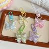 Hangings Butterfly Keychain Super Fairy Jelly Key Chain New Earphone Case Pendant  Girls