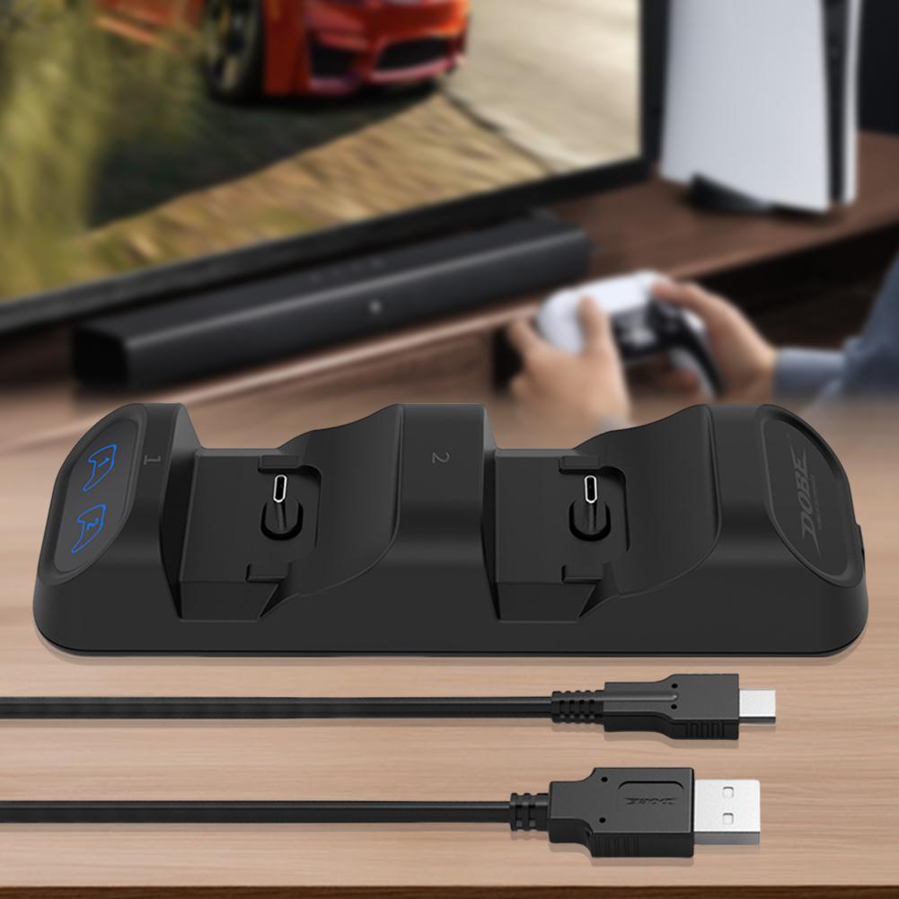 For Switch Pro Controller Charging Dock Type-C Controller Charger Dock Charger Stand for PS5/Xbox Series S/X Controller Charging