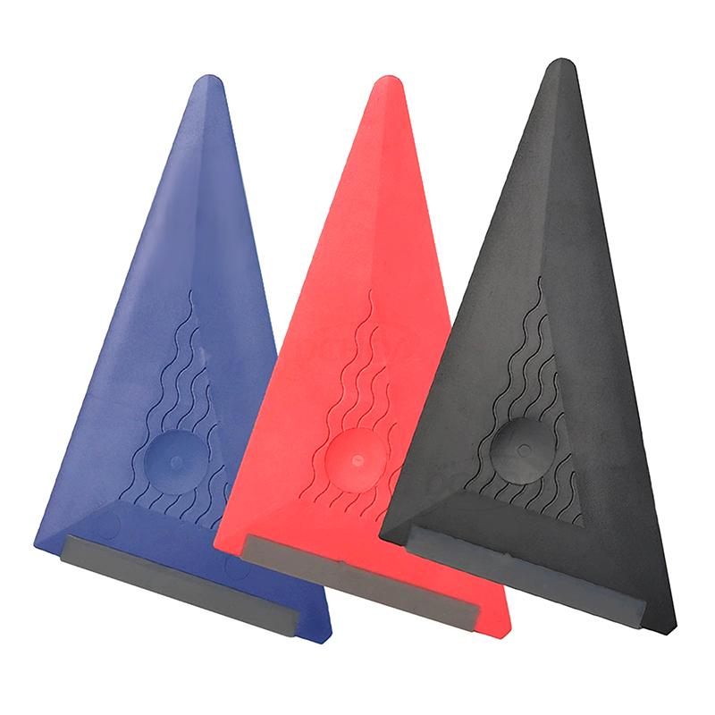 Automotive Film Sticking Tool Silicone Soft Scraper Film Pasting Construction Scraper Triangular Silicone Scraper