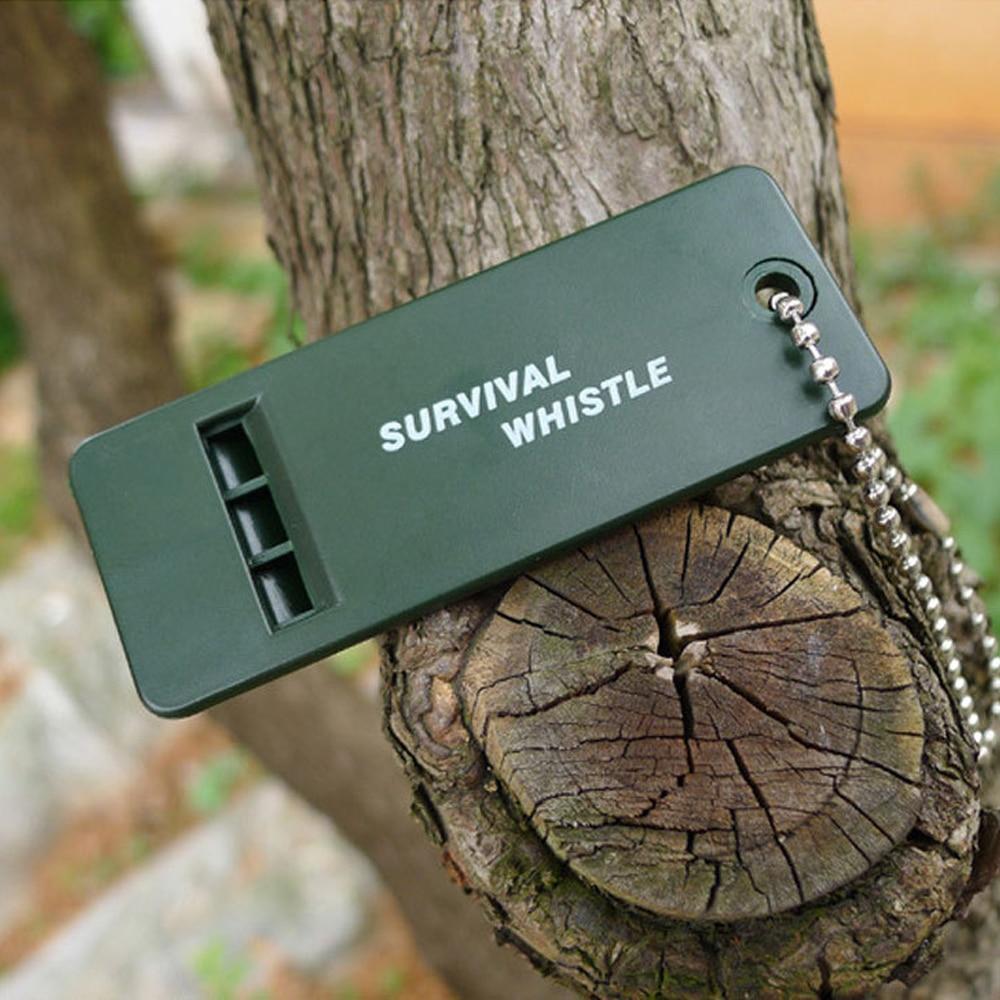 3-Frequency Whistle High Decibel Survival Whistle Keychain Rugby Referee Camping