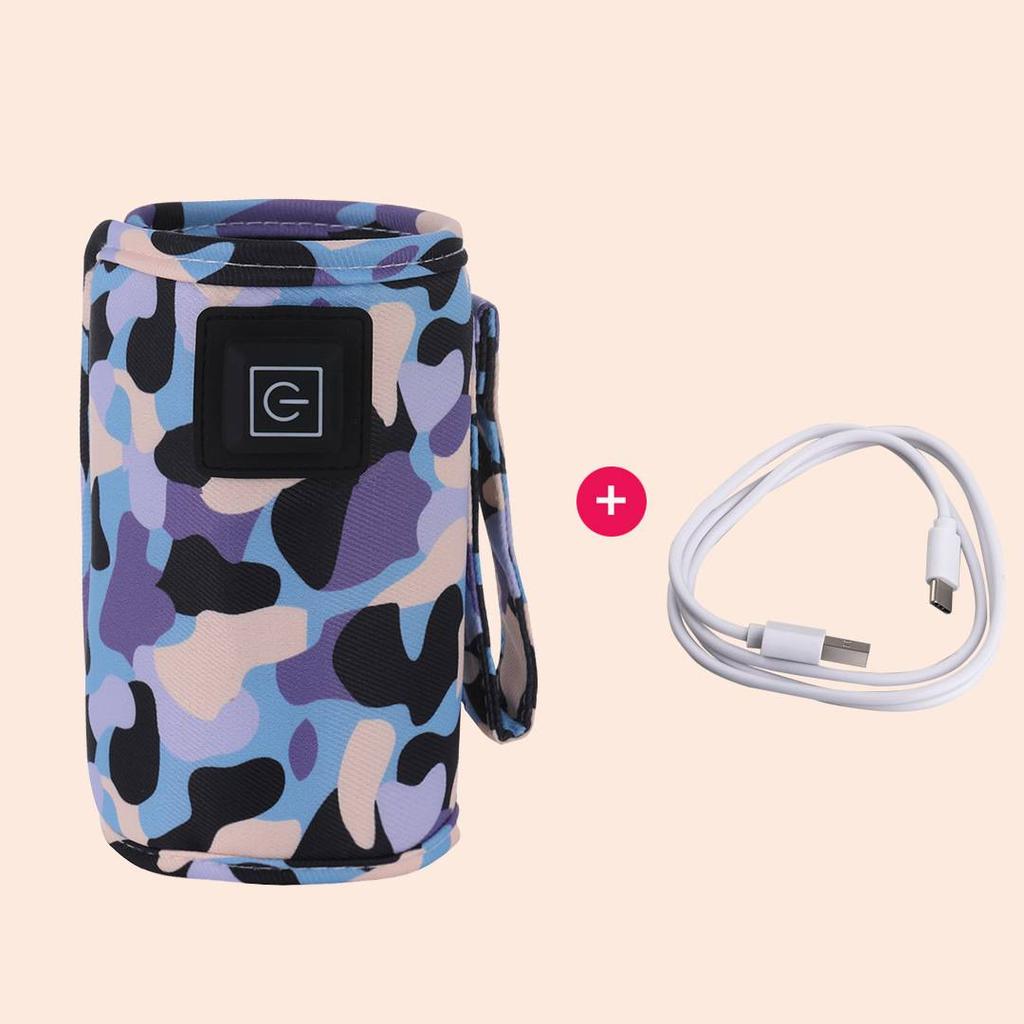 USB Milk Water Warmer Travel Stroller Insulated Bag Baby Nursing Bottle Heater New born Infant Portable Bottle Feeding Warmers