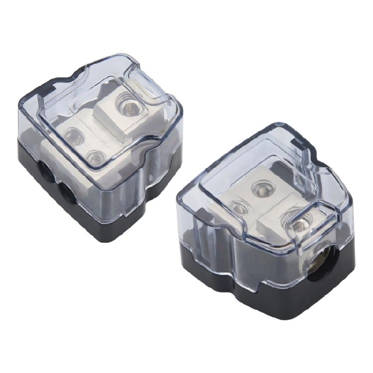 Electrical Wire Connector Box Circuit Safe Power Splitter, 1 Input 2 Output, with Self Tapping Screws & Hexagonal Keys