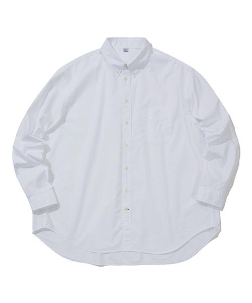Более мягкая рубашка большого размера B/D (белый) White/M