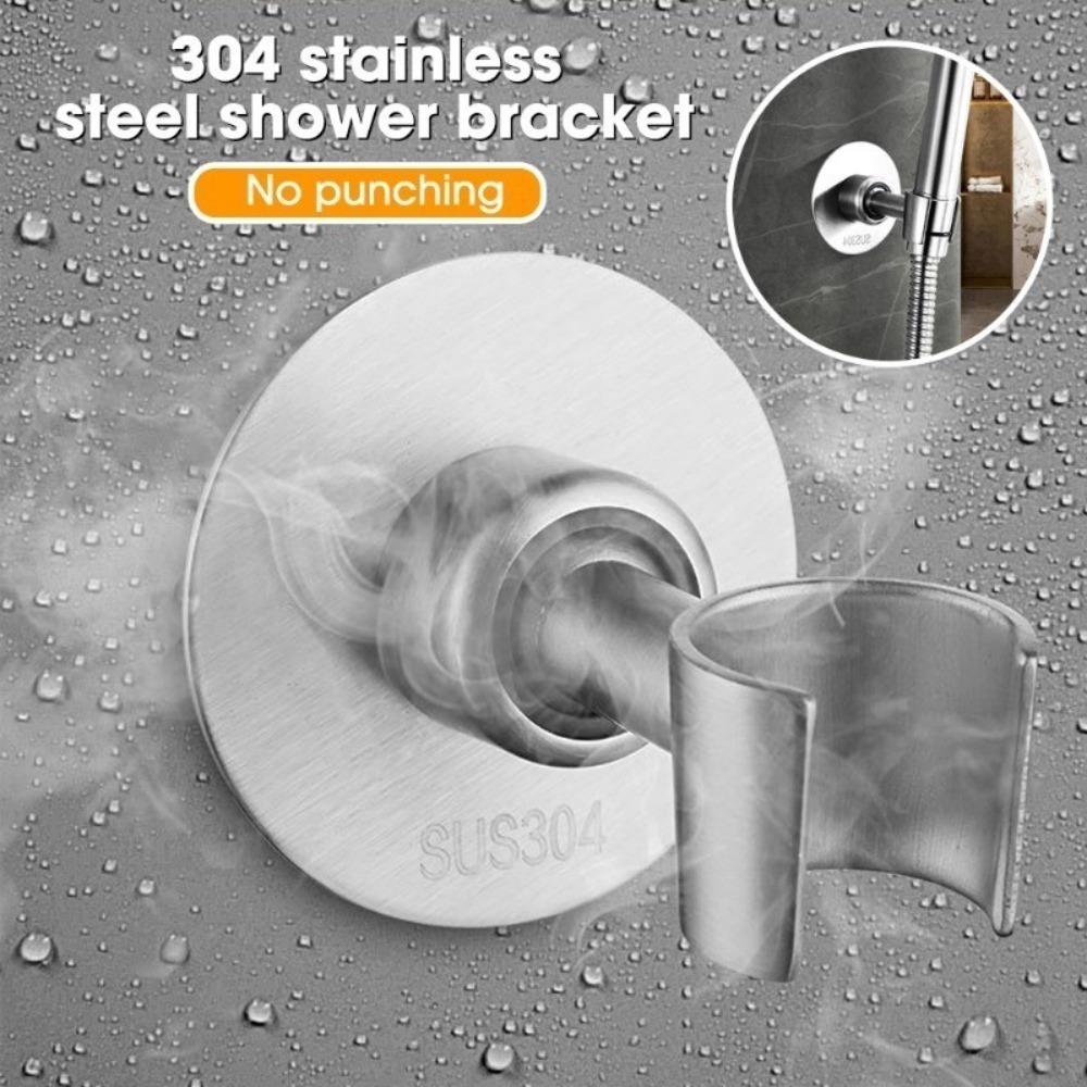 Multi-angle Adjustable Shower Head Holder Self-adhesive Bathroom Accessories Shower Bracket
