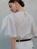 GRIDAJ Scarf Blouse [Ivory]
