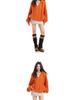 American Casual Cable Knit Hooded Sweater for Women - 2025 Spring/Autumn Trendy Loose Fit Jacket