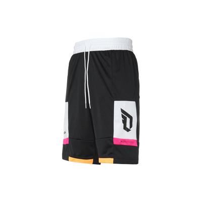 Dame Performance Shorts Breathable Straight Basketball Men Bottoms Black DZ0587