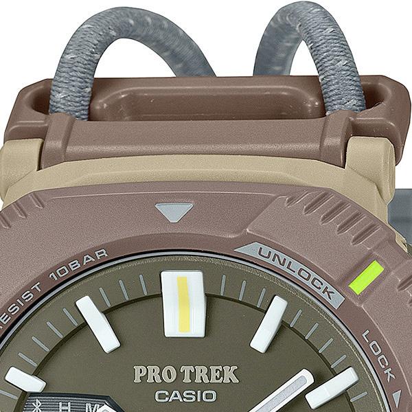 Casio Herren PRO TREK PRJ-B001B-5JF [PRO TREK Hiker Line (Erdfarbe) Thema Modell] Runde Uhr
