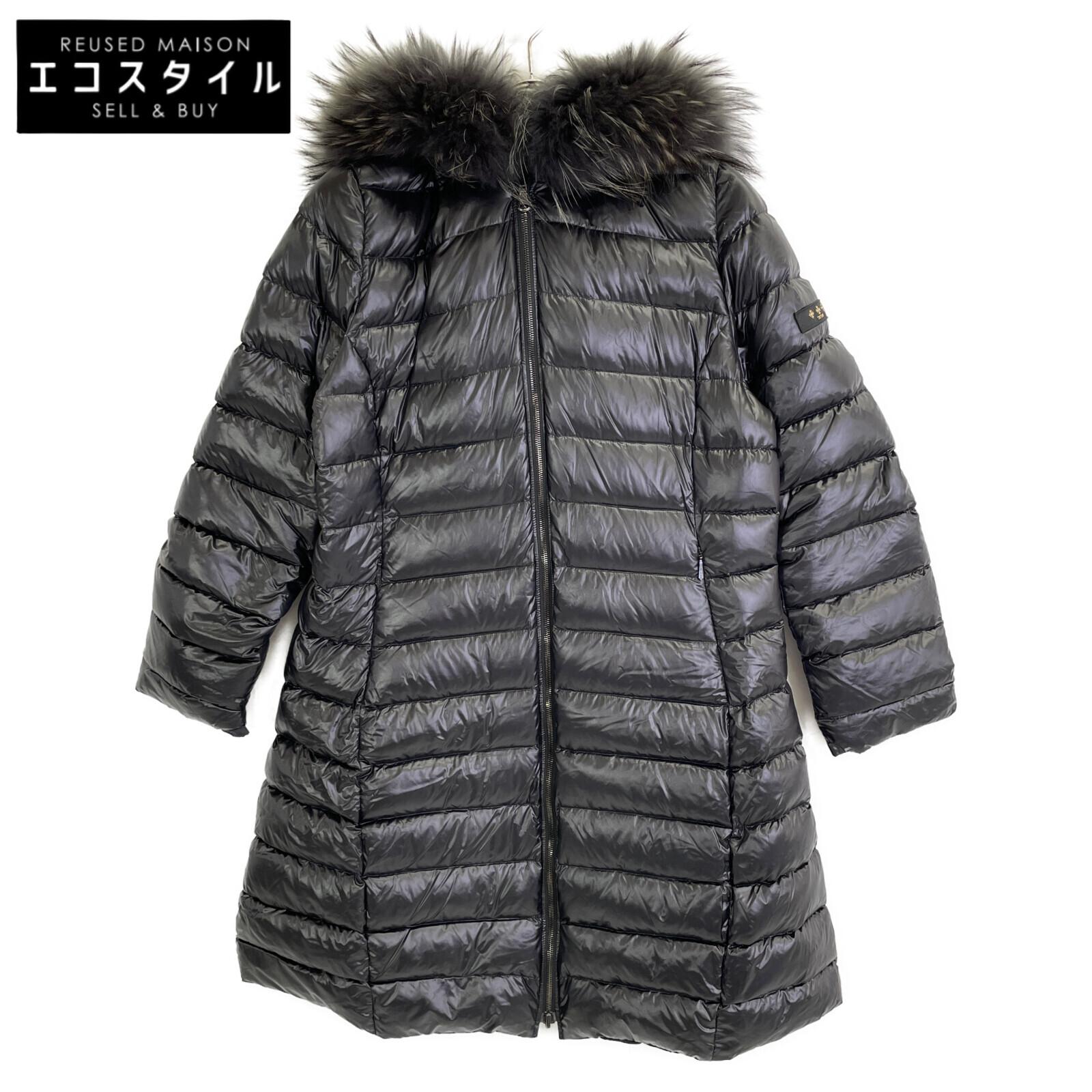 

TATRAS LTA20A4706 ISERA Black Raccoon Fur Hooded Reversible Down Coat coat 5 blackUsed