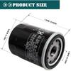 Oil Filter 2540086 2540122 For Polaris Ranger 700-900, RZR 800-900, Sportsman 600-800, General 1000