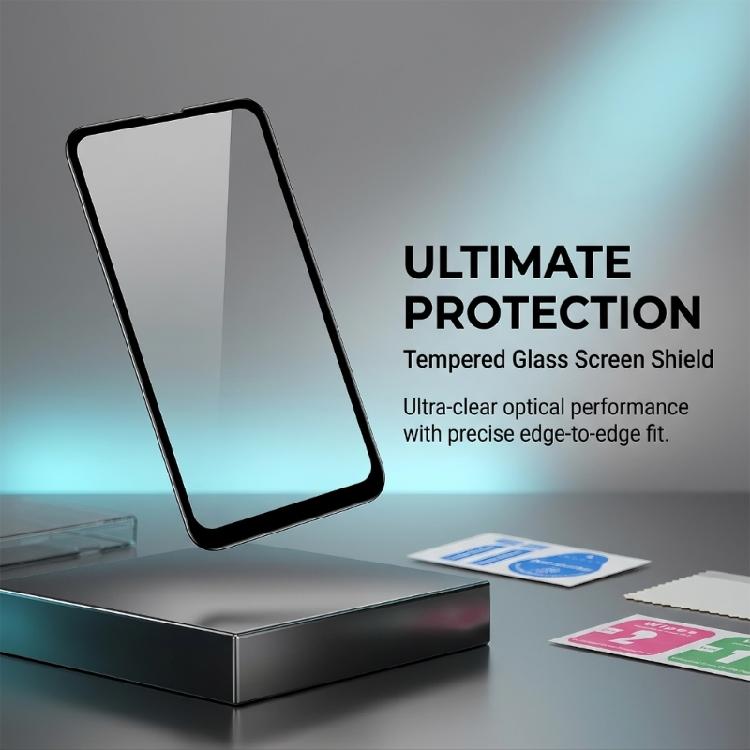 Protective Tempered Glass Film Kit for X6 Action Camera Screen, Tempered Glass Guard with Cleaning Wipes Dust Absorber