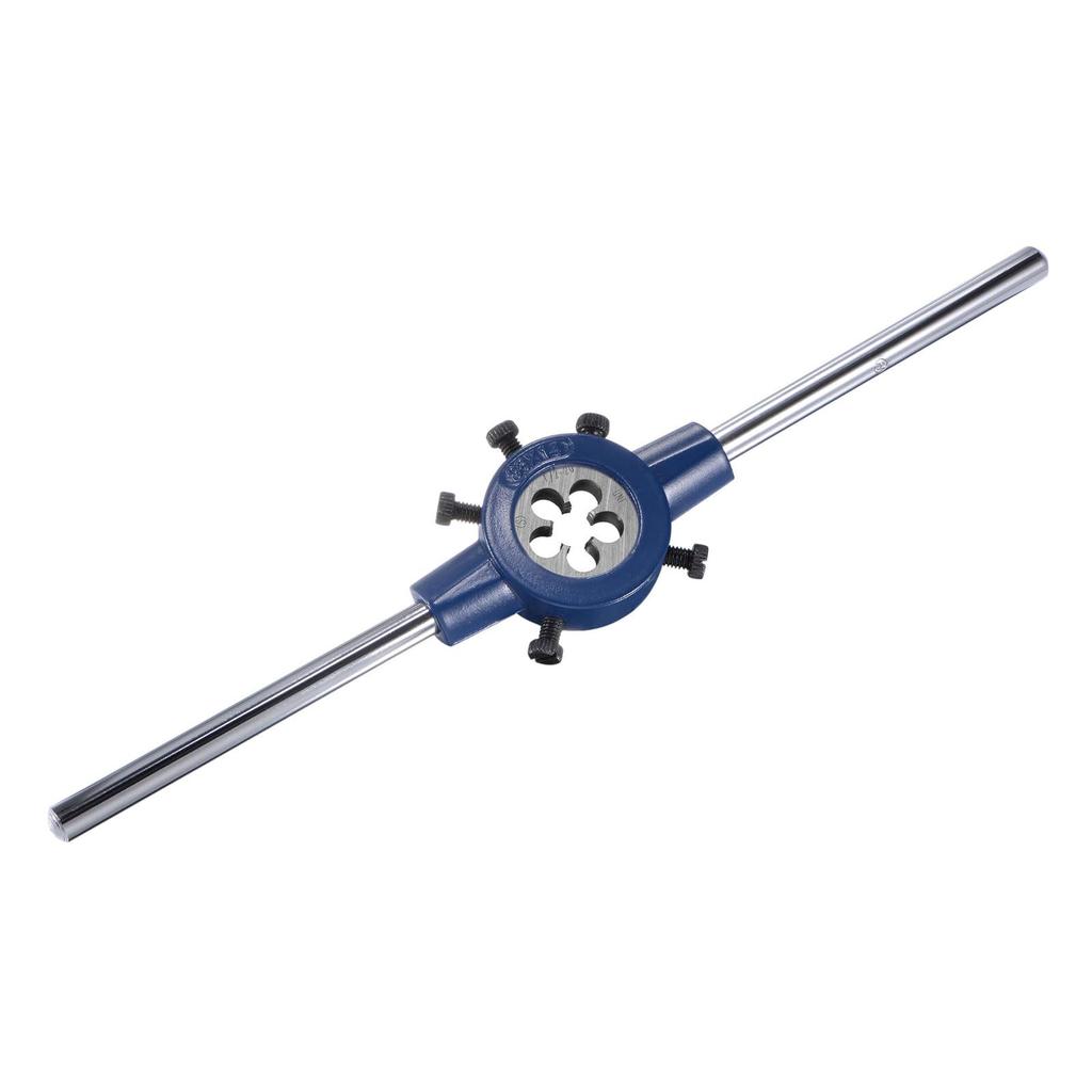 CoCud Die Stock Handle Set, 1/2-20 UNF Thread Die and Fits 26mm-38mm Outer Diameter M12-M16 Die Wrench Tool Kit, for Thread Cutting and Repair, 1 Set