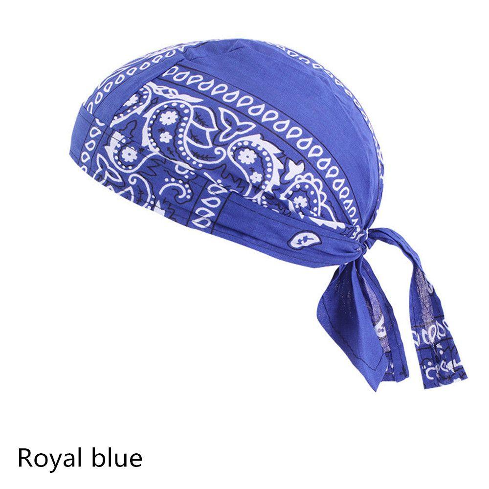 

Спорт Рак Химиотерапия Шапка Эластичный Хлопок Мусульманский Тюрбан Головной Платок Бандана Пиратская Шапка Шапка для Потери Волос королевский синий