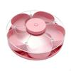 5-compartment Divided Rotating Tray, Multifunctional And Creative, Ideal for Snacks, Desserts